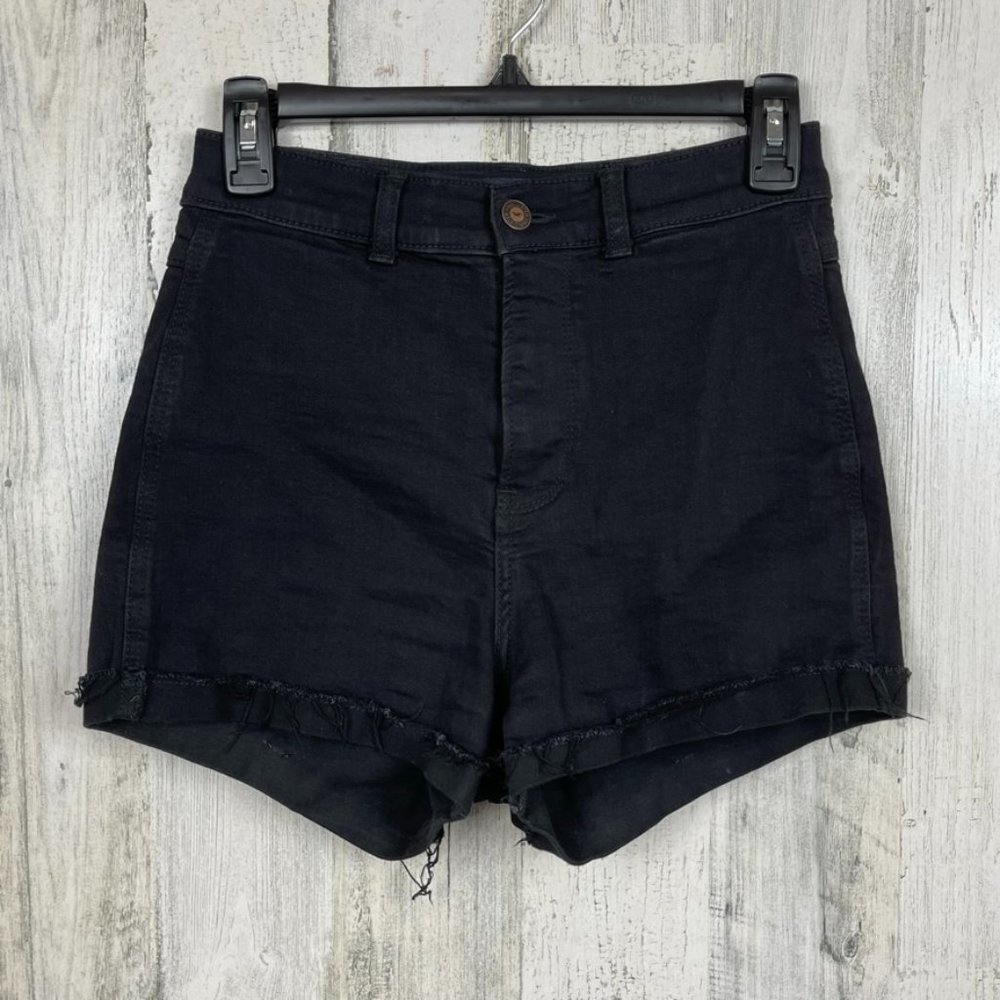 Hollister Ultra High Rise Short 3" Classic Stretch black 26 summertime picnic‎